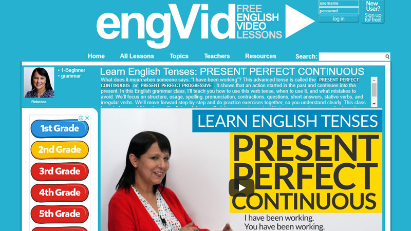 engVid: Learn English